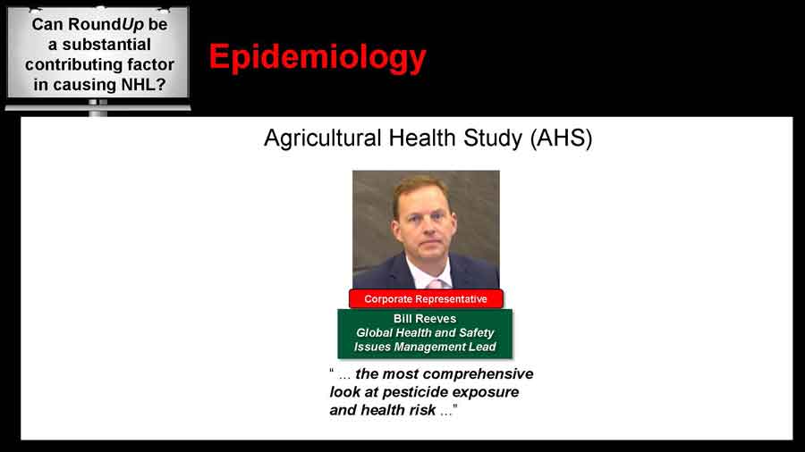 Bill Reeves Agricultural Health Study